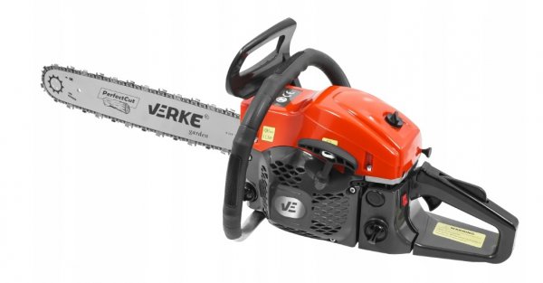 Motosega A Scoppio Da Taglio Verke GS5800M Barra 50 cm Motore 2 Tempi 58 cc Potenza 3,5 Hp