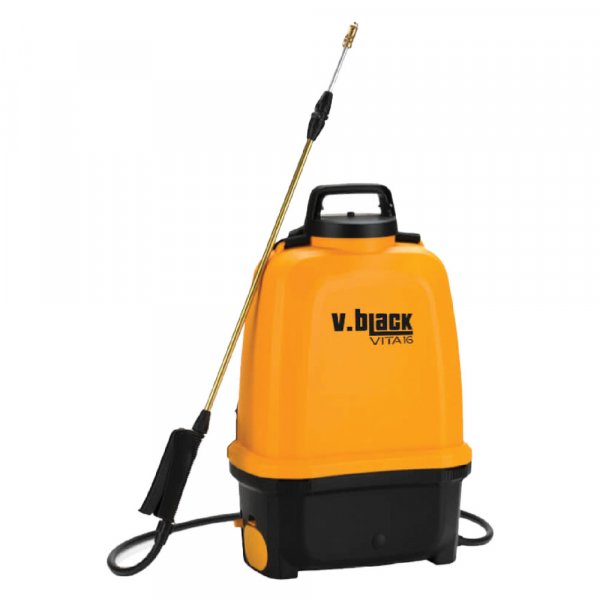 POMPA IRRORATRICE A BATTERIA 'V.BLACK VITA' Lt 16 - 14,4 Vdc 2 Ah